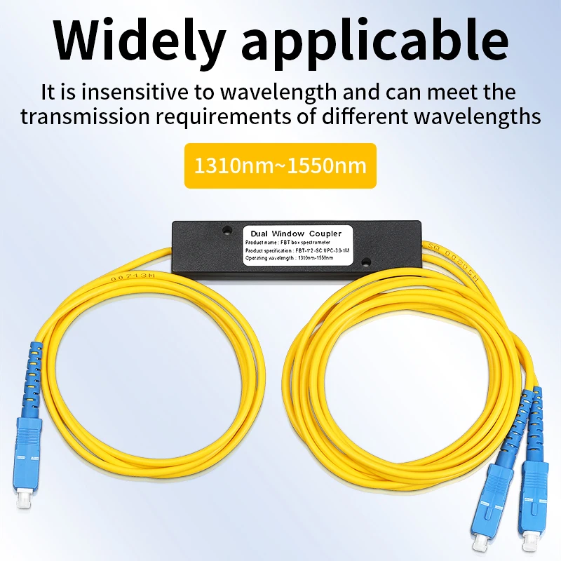 Фото Оптоволоконный разветвитель SCUPC/SCAPC/FCUPC (опционально) 1X2 PLC Волоконно-оптический разветвитель PCL Конический разветвитель Оптический разветвитель FTTH №5