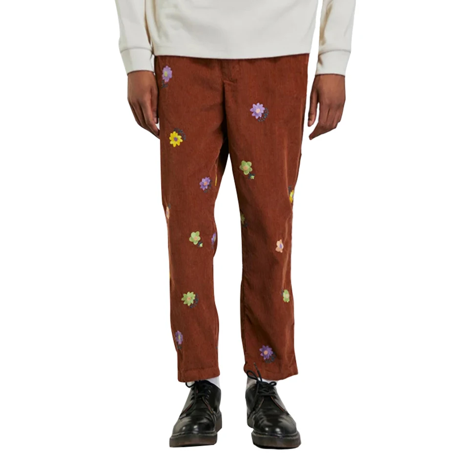 

Mens Printed Fashion Plus Size Pants Loose Straight Casual Trousers
