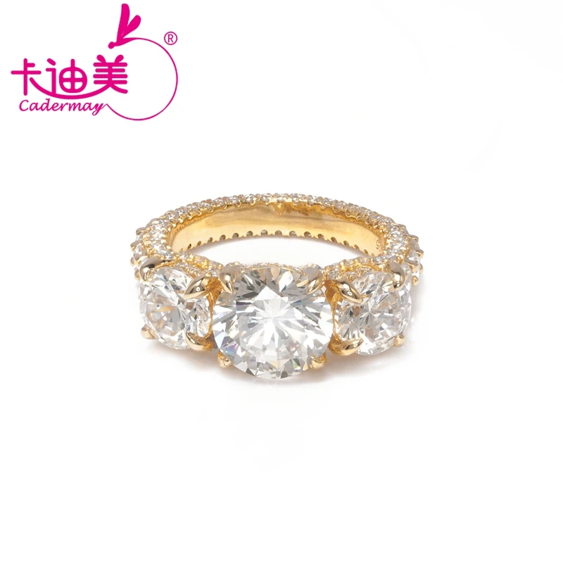 Кольцо с бриллиантом унисекс под розовое золото муассанитом