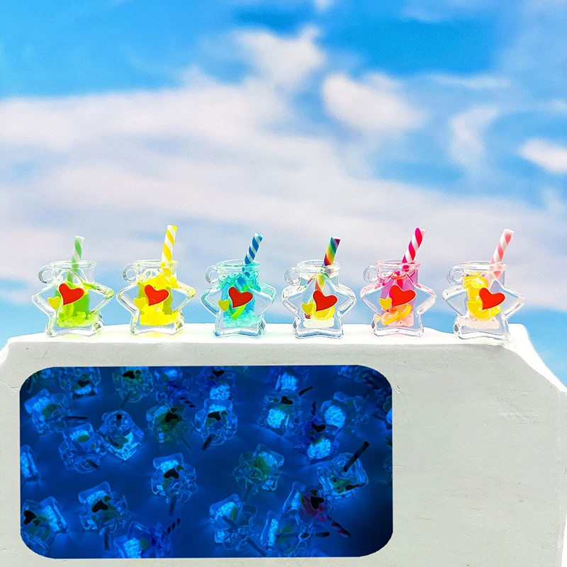 

2 шт. украшение для кукольного домика, светящаяся мини-модель Кубка в виде звезды, сделай сам, сумка ручной работы, серьги, подвесные аксессуары, детские игрушки для ролевых игр