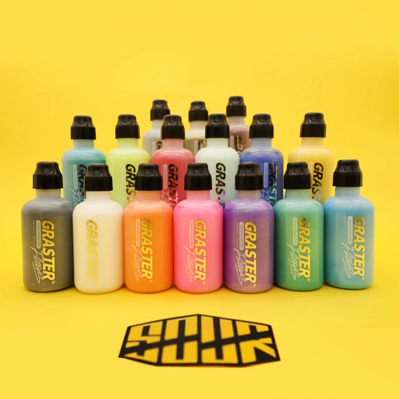 

GRASTER 60ML/10mm Graffiti Flowing Pen Round Head Waterproof Oil-based Marker. Large Capacity Can be reused