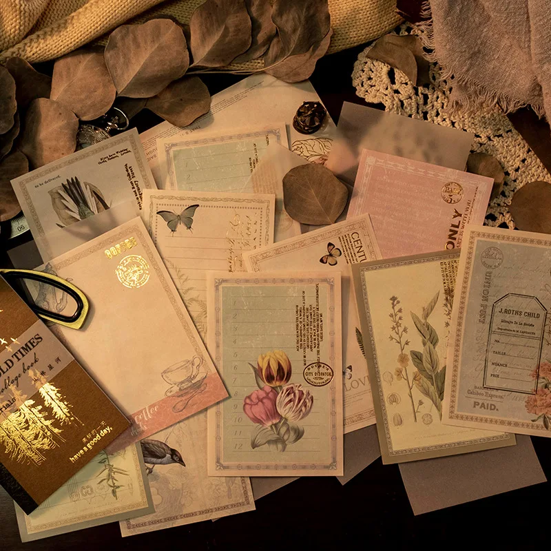 

Портативный блокнот Golden Diary Of Times, 90*135 мм, яркие страницы в стиле ретро, 36 листов