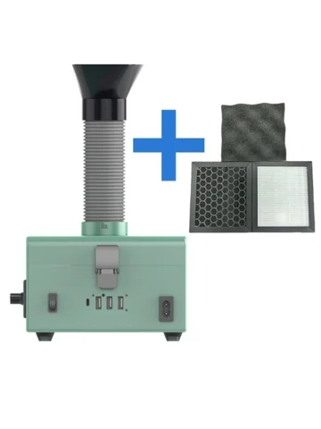 150 Вт приспособление для пайки двигателя с 6 шт. фильтром из хлопка, модернизированный мощный вентилятор, портативный сварочный дымопоглотитель