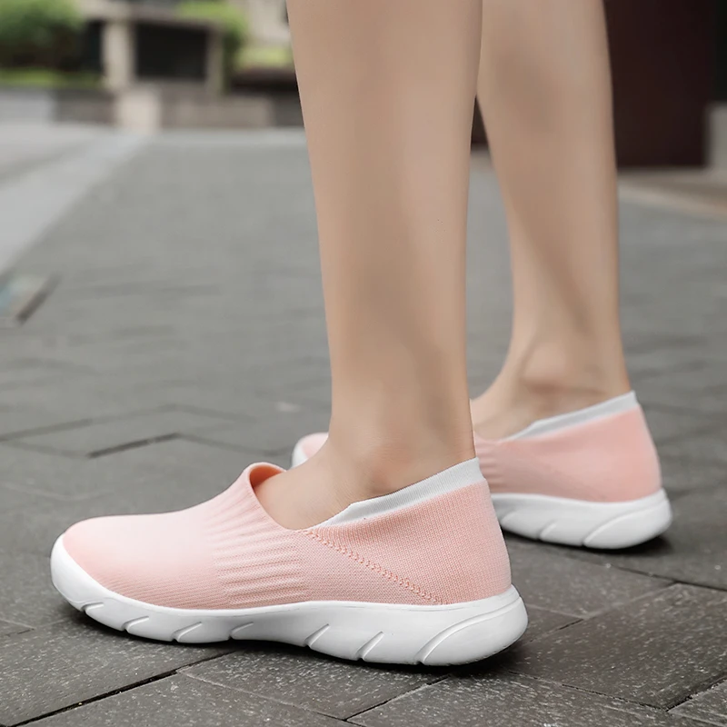 

Shoes Woman Sneakers Slip On Woman Sport Non-Leather Casual Tenis Running Brand Luxury Sports Women Rubber Hard-Wearing Tennis