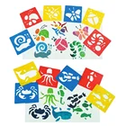 Монтессори, детские игрушки для рисования, DIY живопись, динозавр, животные, трафареты, Обучающие игрушки, обучающая игрушка для детей, подарок