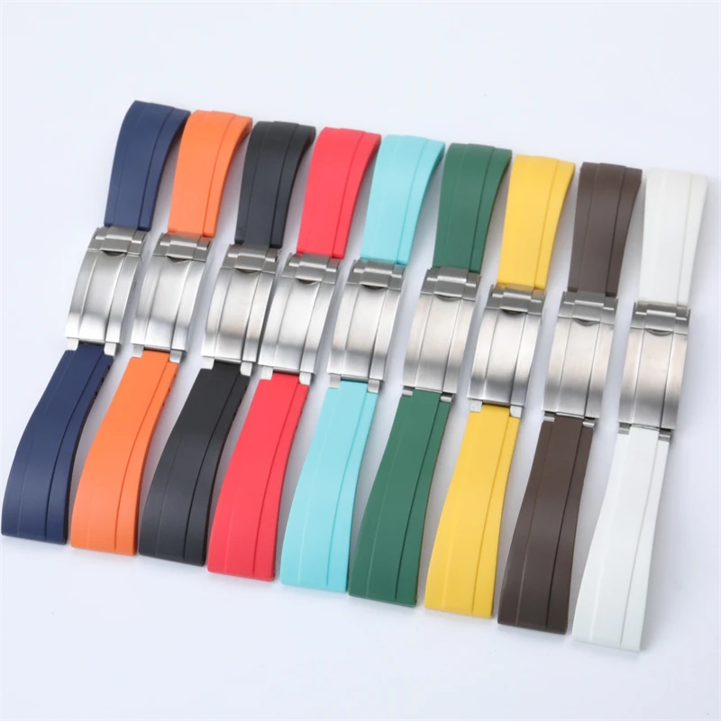 Регулируемый ремешок для часов 20/21 мм подходит ремешка Rolex Daytona Submariner GMT Explorer 2 yach-