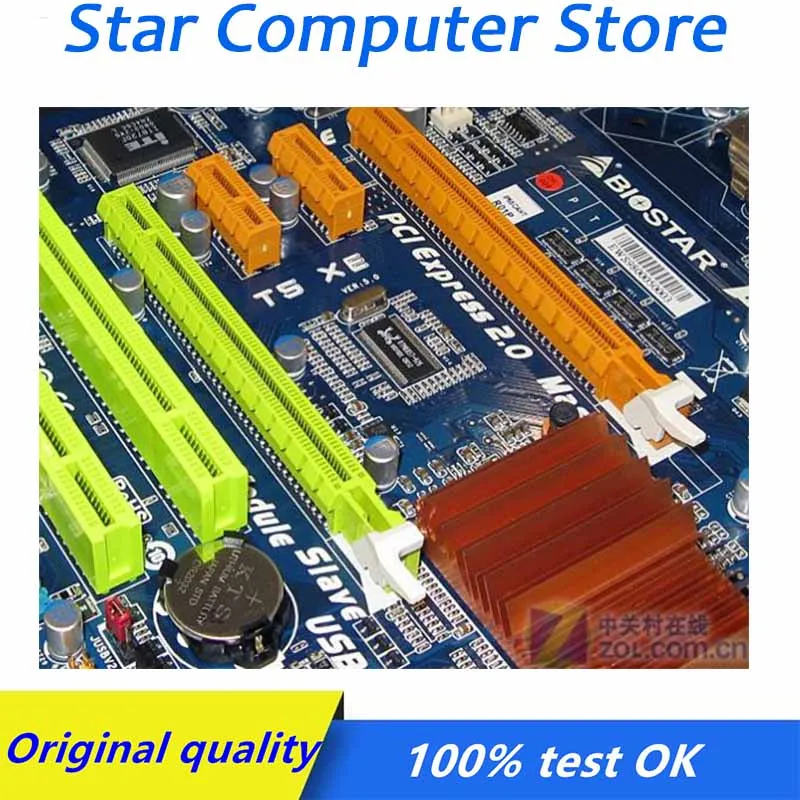 Оригинальная настольная материнская плата LGA 1156 Biostar T5 XE DDR3 PCI-E 2 0 для Intel P55 б/у |