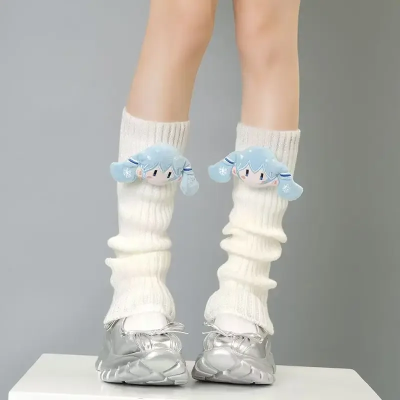 Фото Высокие бедра Hatsune Miku с цветами Kawaii Macaron, милые леггинсы Hatsune Miku Lolita для девочек №5