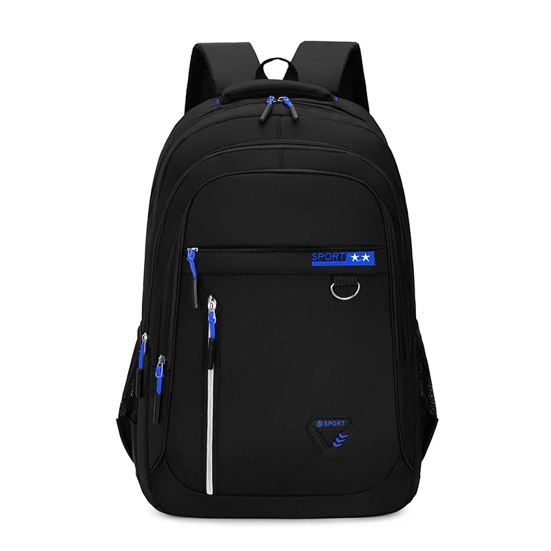 

College Student Backpack for Teen Boys Large Capacity High SchoolBag Men Bookbag Multilayer Casual College Nylon Korean Bagpack