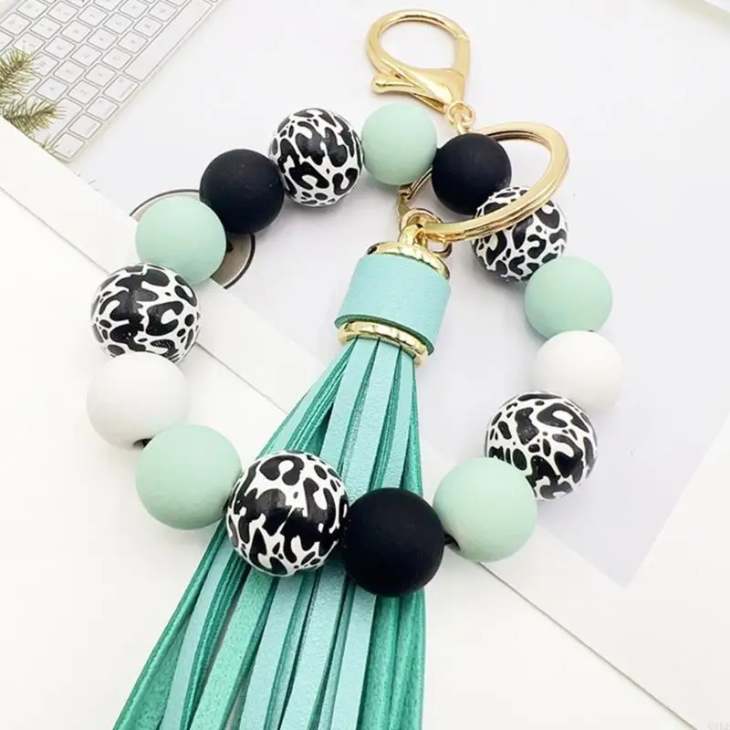 Q0KE BEAD BEARING BRACETE BRISTLET с милыми кисточками из бусинки для девушки