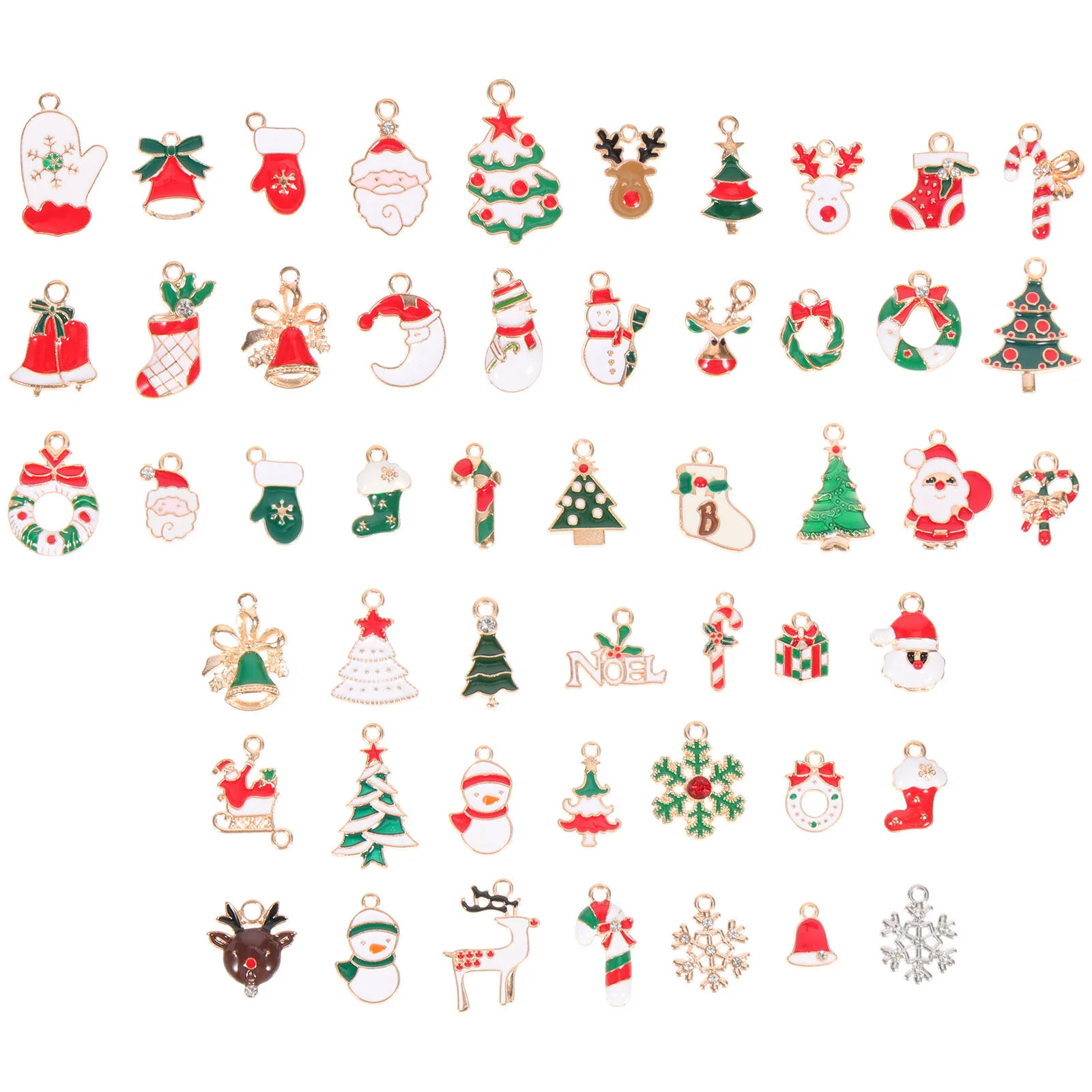 Stockings Xmas Charms Alloy Christmas Pendants Hand Jewelry Earrings DIY Bracelet Necklaces