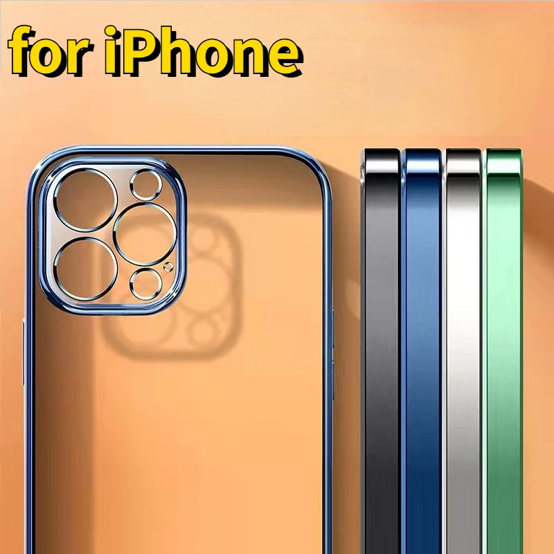 

For iPhone 13 12 11 Pro Max XR XS X 6S 7 8 Plus SE Mini Shockproof Phone Case Protective Sleeve Cover