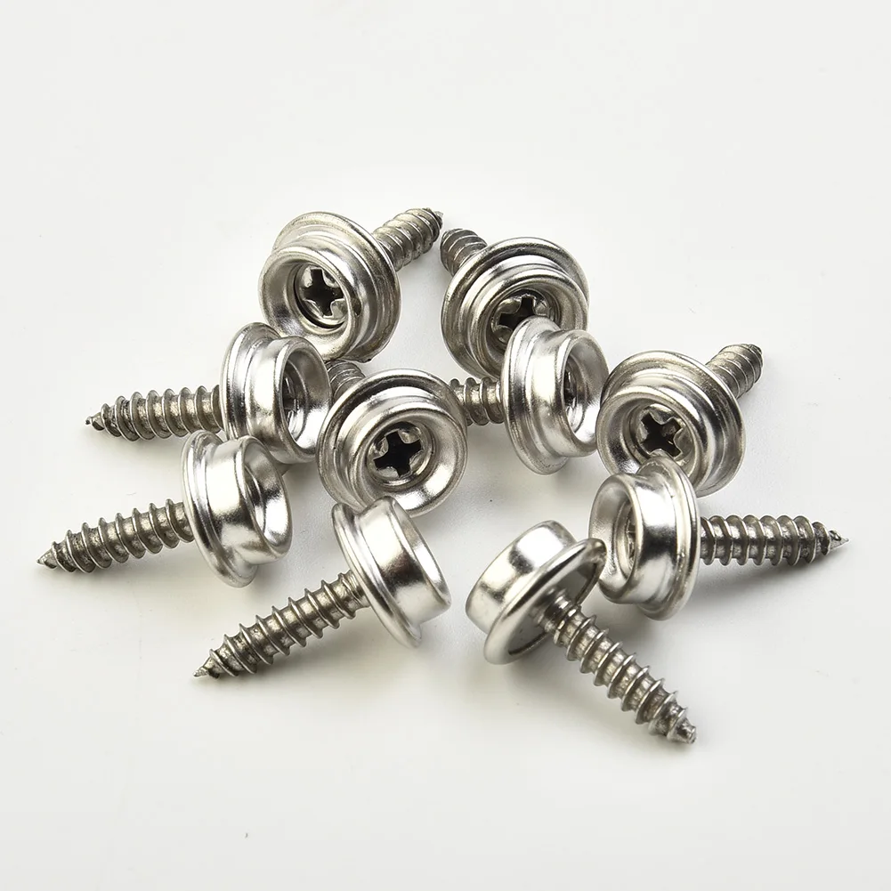 

Canvas Fixed Fabric Repair Kit Stud Marine Snap Fasteners Car Hoods Cover Button Rivet 30pcs Leathers Silver Boat