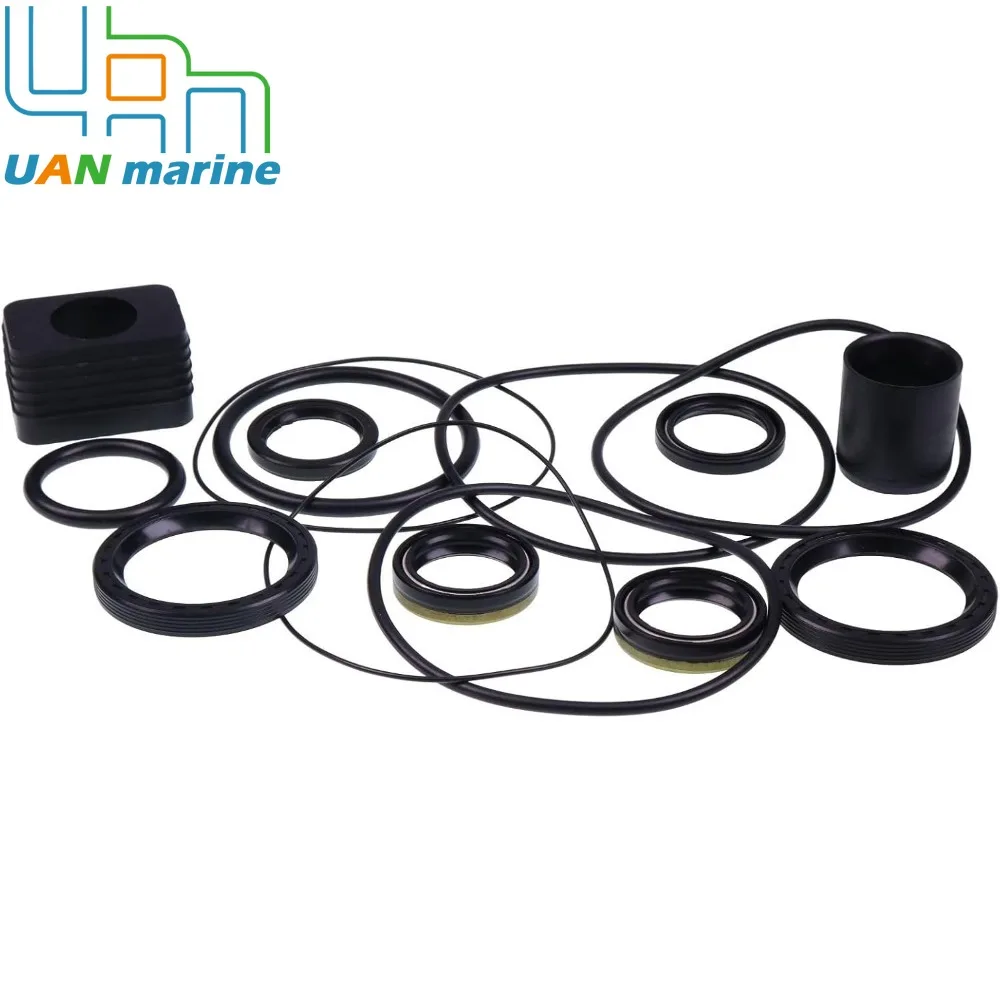 Комплект уплотнений нижнего блока передач лодочного двигателя 3856002 Для