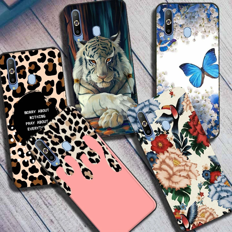 For Samsung Galaxy A9 Pro 2019 Case Fashion Soft TPU Back Cover For Samsung A9Pro A 9 Pro Phone Cases A8S Leopard print