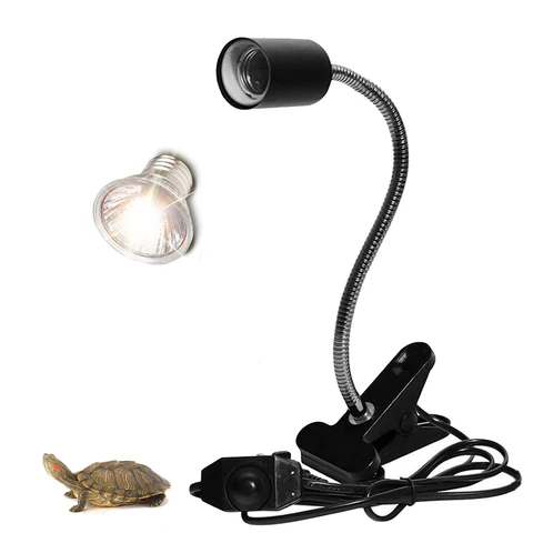 Набор ламп UVA свет для рептилии с держателем лампы с зажимом, комплект УФ тепловых ламп для черепахи, солнца, освещение для черепахи, ящерицы, европейская вилка