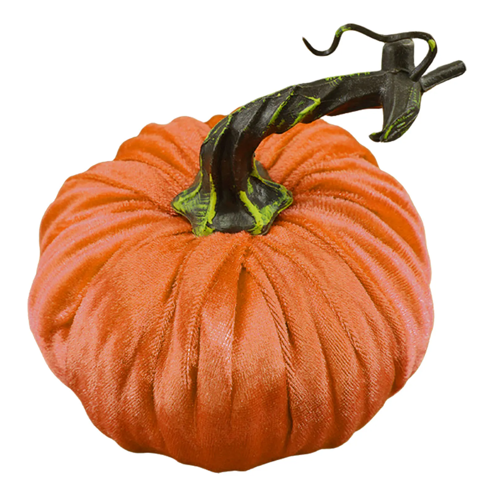 

Искусственные бархатные тыквы для Хэллоуина