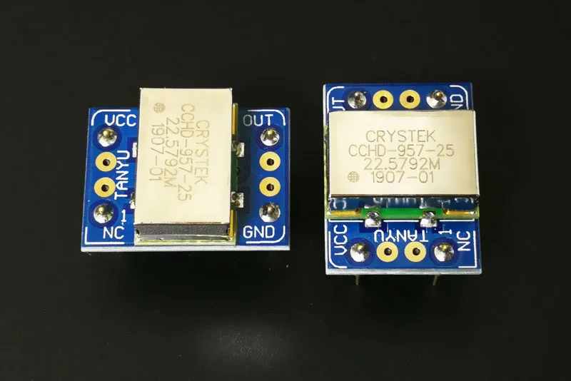 

US CRYSTEK CCHD-957 ultra-low phase noise femtosecond crystal oscillator clock module, output 11.2896MHz