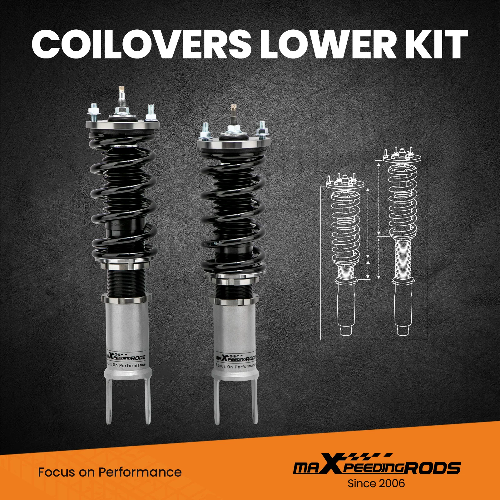Coiloverдля Honda Civic 92-95 CX DX 94-01 интегрированная распорка DC DB 24 способа демпфер для CRX