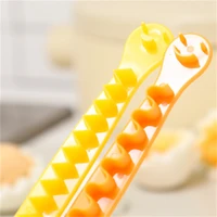 2 piece bento flower cutting random color fancy boiled egg cutter household egg cooking creative tool