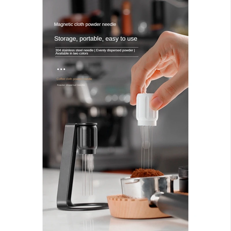 Инструмент WDT Магнитная мешалка для кофе распределения Ткань эспрессо Мешалка