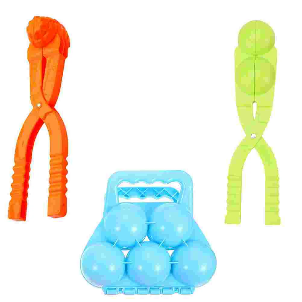 

3pcs Children Snowball Clips Snowball Clamps Snowball Makers (Random Color)