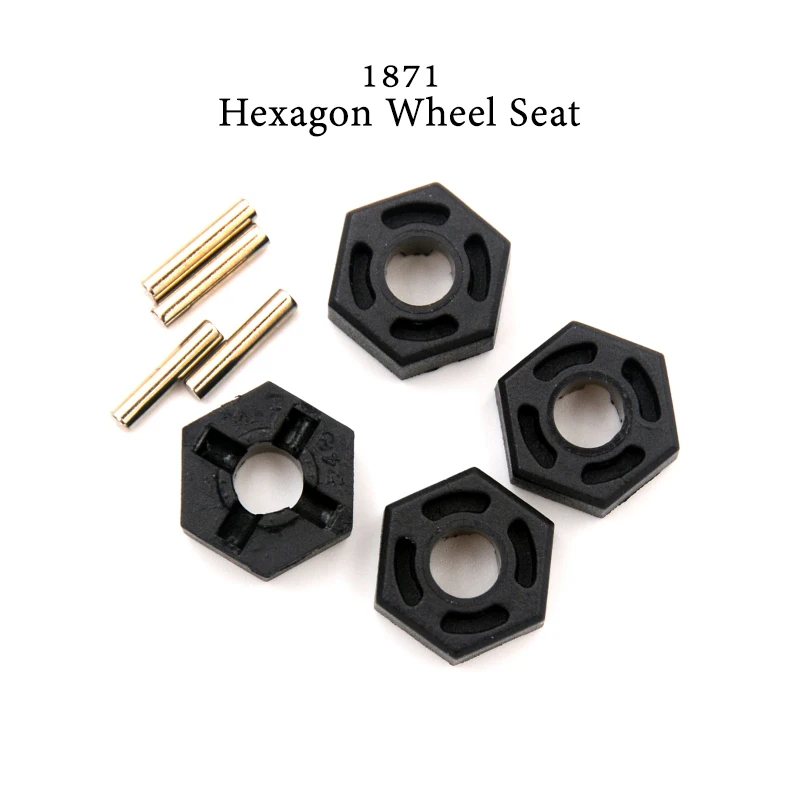 

WLtoys RC Car 1/10 Spare Parts Set 104001-1871 Hexagon Wheel Seat Adaptor Assembly Original Accessories