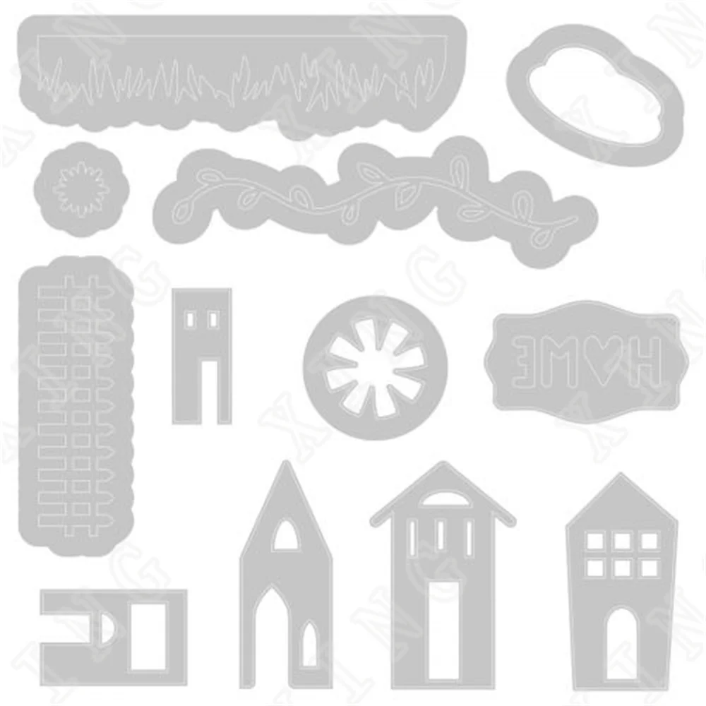 

Shadowbox Elements Metal Cutting Dies Scrapbook Diary Decoration Stencil Embossing Template Diy Greeting Card Handmade 2022 New