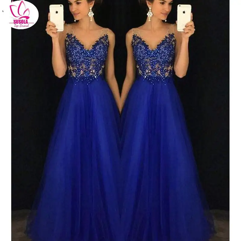 Women Dress Formal Gown Wedding Evening Party Long Lace Floral Maxi High  Waist V-Neck Sleeveless Mesh Elegant Ladies Clothing - купить по выгодной  цене | AliExpress