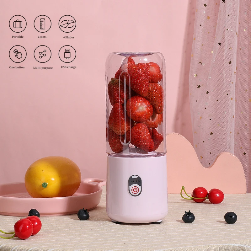 

Portable Mini 6 Blender Fruit Juicer Machine USB Electric Orange Juice Squeezer Handheld Mixer Shake Food Processor Juice Cup
