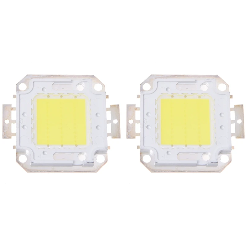

2X 30W White LED IC High Power Outdoor Flood Light Lamp Bulb Beads Chip DIY 2200LM
