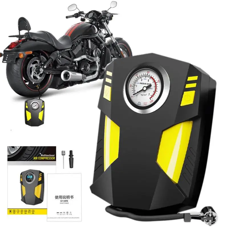 

Автомобильный воздушный насос, перезаряжаемый электрический воздушный насос, насос для шин, портативный компрессор для велосипеда, автомобиля с функцией автоотключения