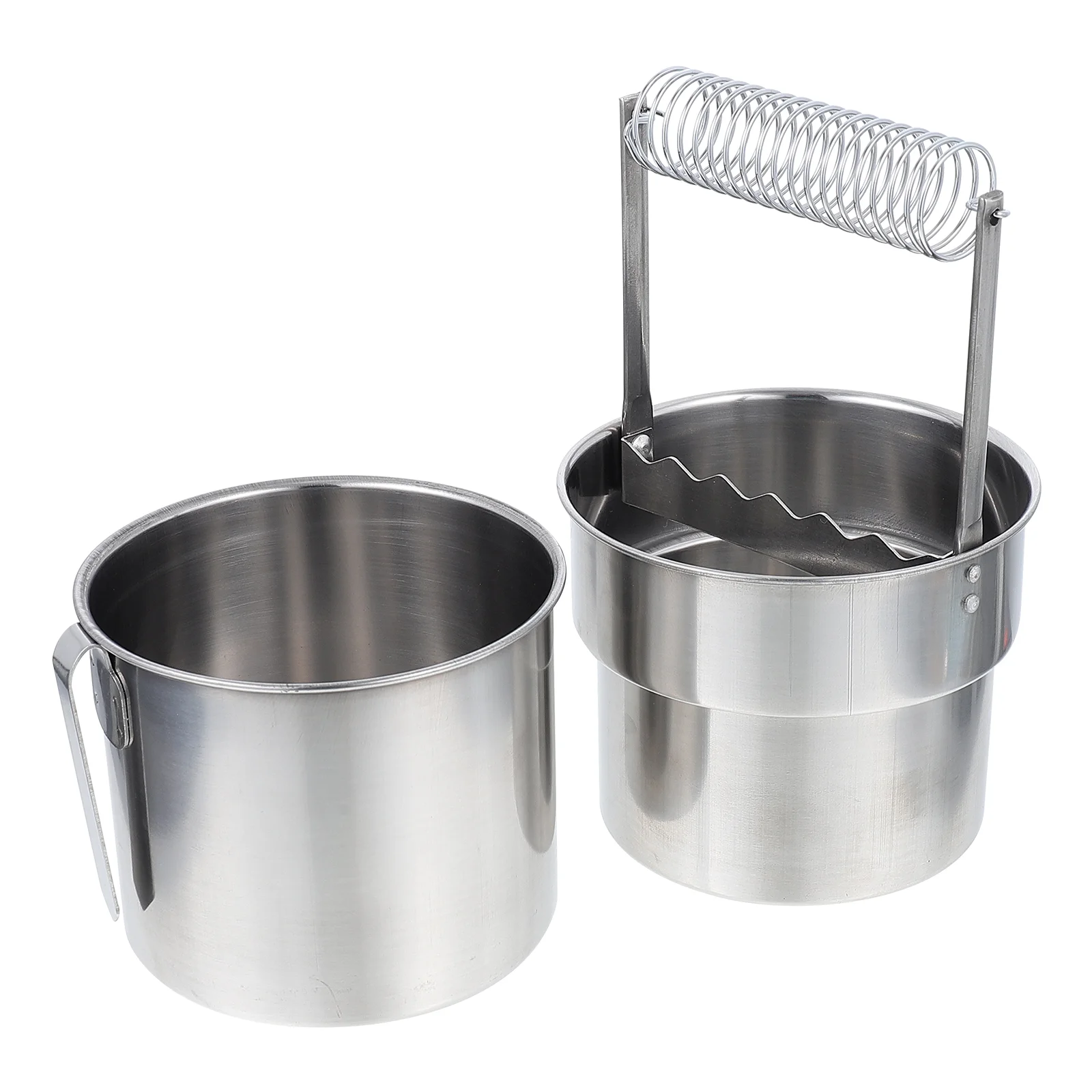 

Clip Pen Washer Brush Holder Painting Cleaner Oil Can Artist Tub Tool Bucket Stainless Steel Cleaning Barrel