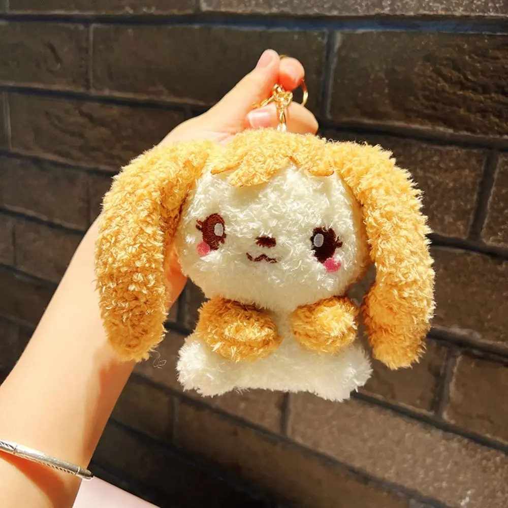 

Ornament Car Keychain Jewelry Gift Mobile Phone Pendant Velvet Rabbit Keychain Plush Bunny Keyring Plush Rabbit Keyring