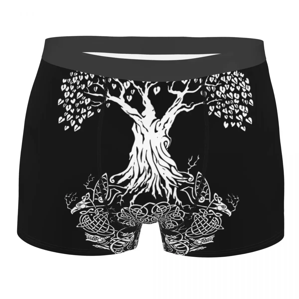 

Tree Of Life Vikings Valhalla Son Of Odin Man Underwear Boxer Shorts Panties Funny Polyester Underpants for Male Plus Size