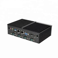 qotom q190x mini computer hardware bay trail j1900 dual lan oem mini pc with serial parallel port