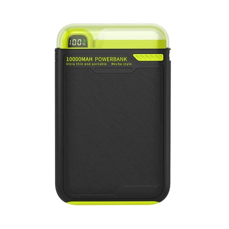 10000 мАч PD20W Магнитный беспроводной внешний аккумулятор с подставкой USBC для iPhone 15