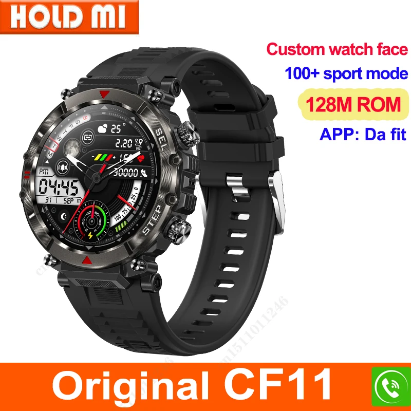 

Смарт-часы CF11 мужские с сенсорным экраном 1,39 дюйма, водостойкие, IP67