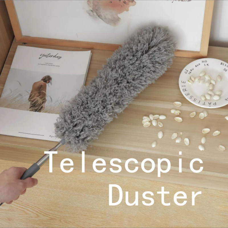 

Cleaning duster flexible telescopic feather duster microfiber car brush ceiling duster