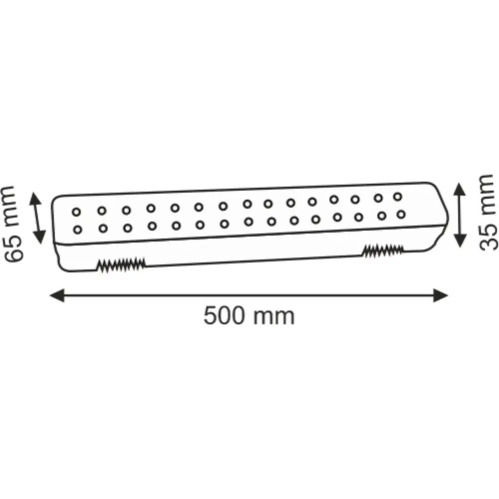 

6w 90 Leds Rechargeable Lithium Battery White Searchlight