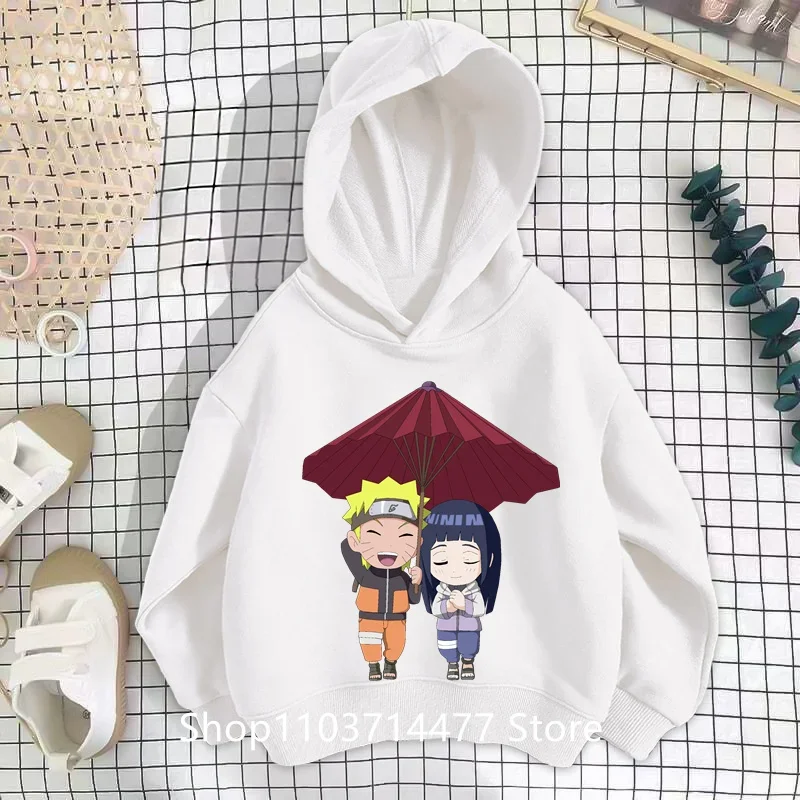 Толстовка С Капюшоном На Тему Наруто Для Детей Унисекс Длинными Рукавами И