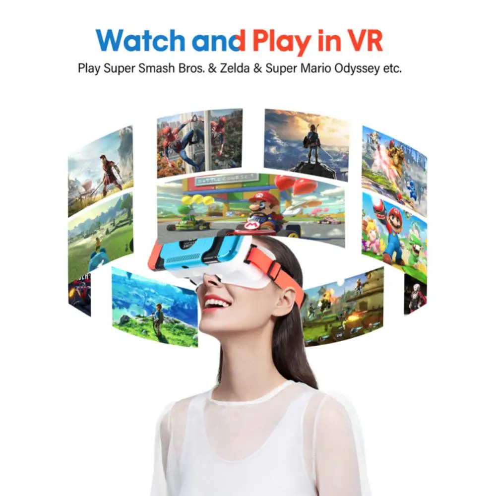 Очки виртуальной реальности для Switch OLED LABO 2023 года очки Nintendo VR с большими линзами