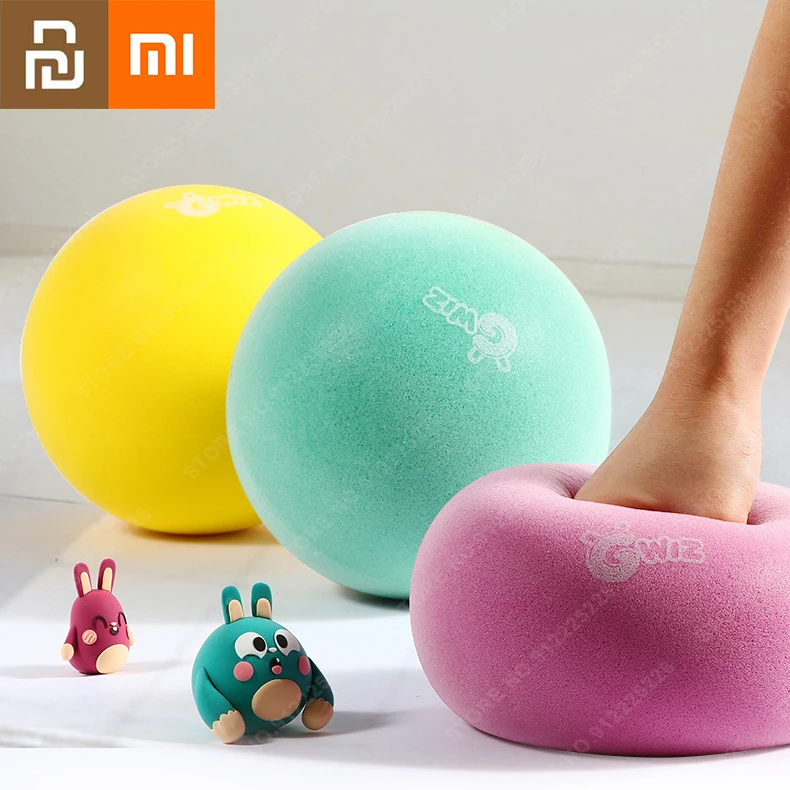 

Детская Шариковая игрушка Xiaomi, бесшумный прыгающий мяч, Интерактивная игрушка, мягкая, эластичная, не повреждает пол, игрушка для декомпрес...