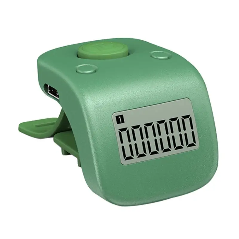 Mini Rechargeable Digital LCD Electronic Finger Ring Hand Tally Counter Six/6 Digit Buddha beads/Prayer Counter Clicker