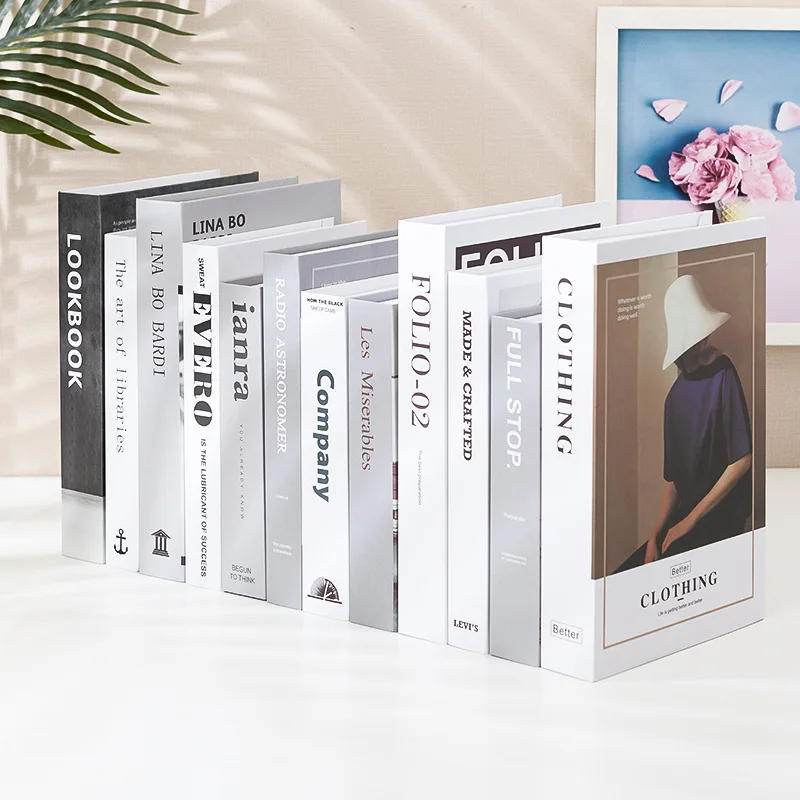 

Luxury Fake Books for Decoration Home Decoration Accessories Home Decor Coffee Table Books Designer Fashion for Living Room