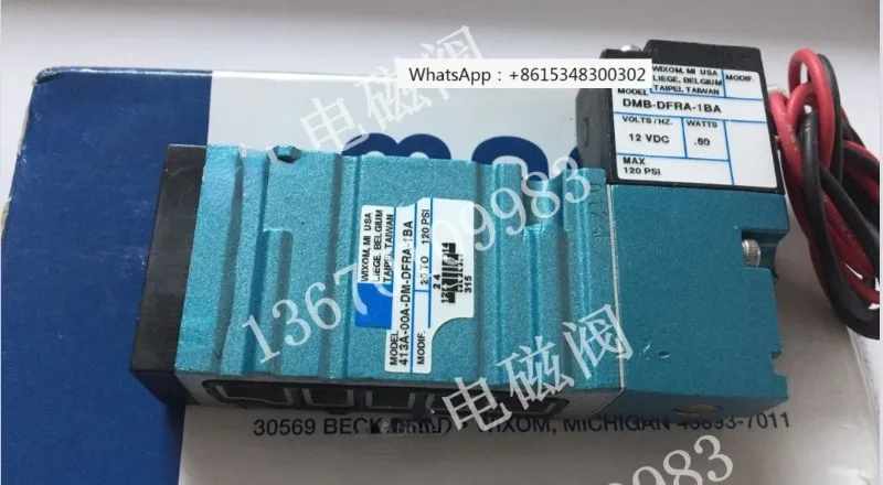 Электромагнитный клапан 413A-00A-DM-DFRA-1BA 413A-OOA-DM-DJND DFFJ-1KJ 3BM