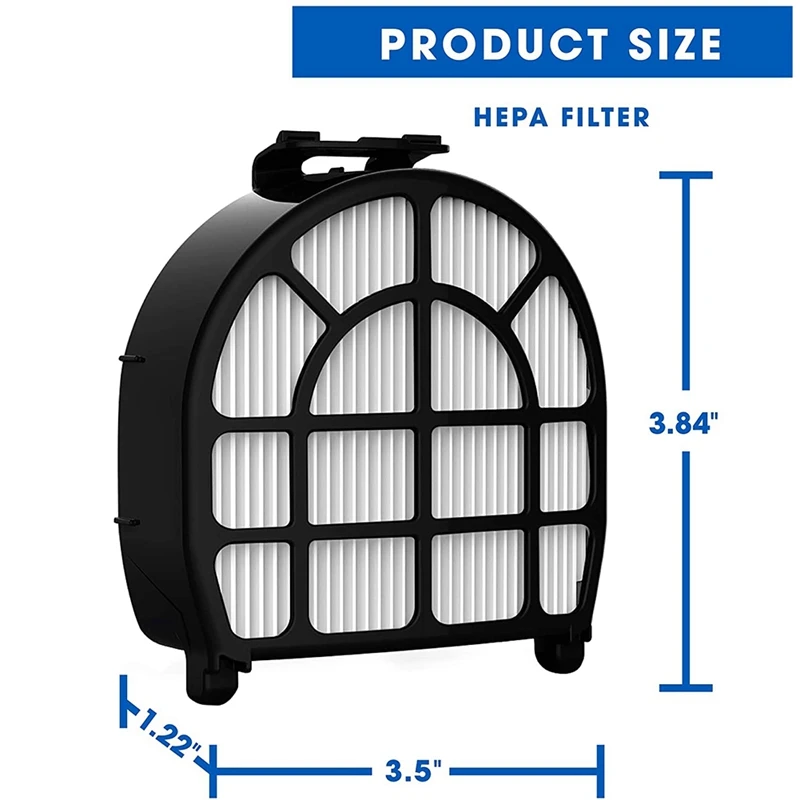 Сменный вакуумный HEPA-фильтр подходит для Shark LZ600 LZ601 LZ602 LZ602C APEX UpLight Lift-Away DuoClean 2 шт. |