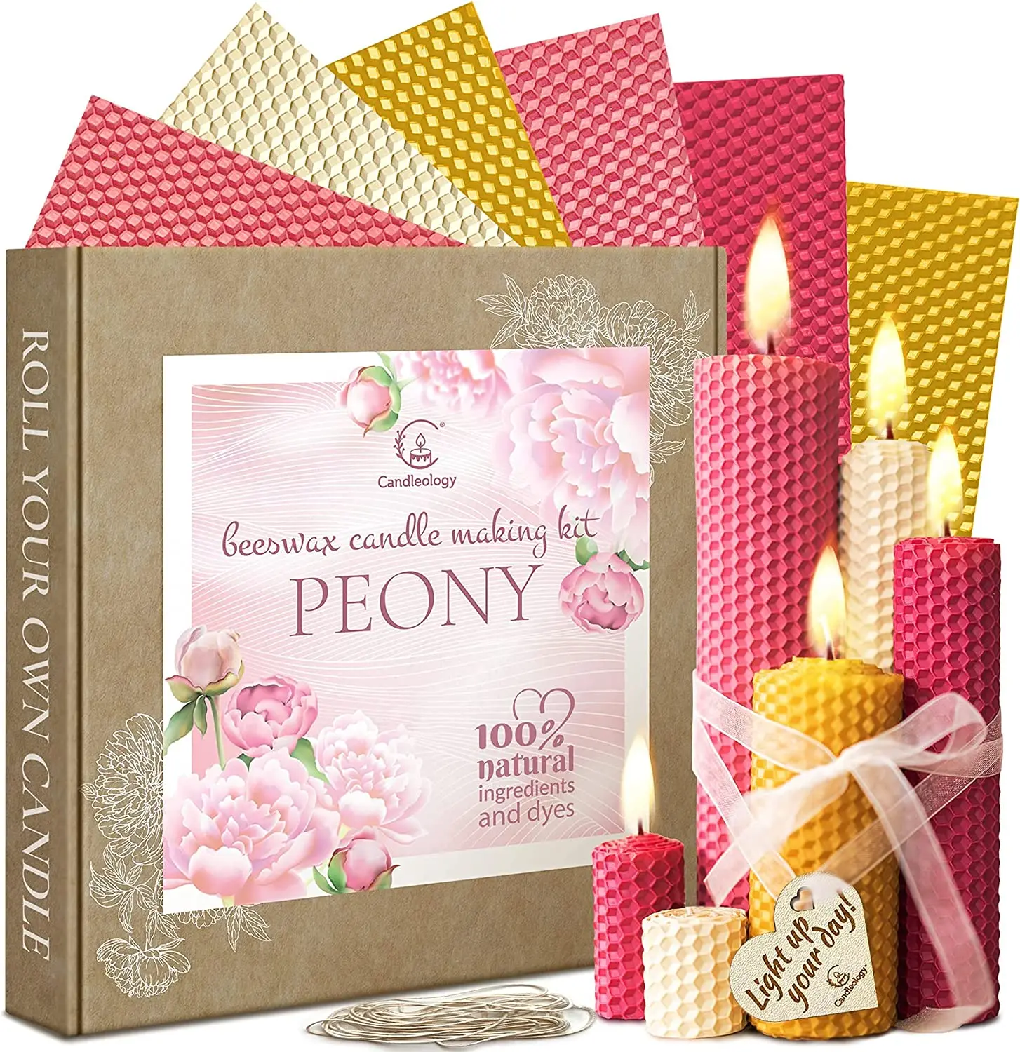 Grade Natural Beeswax Sheets for Candle Making Kit  All-Incl