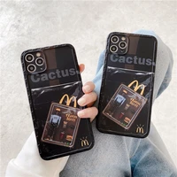 new funny simple plastic bag mccute label phone cases for iphone 13 12 11 pro max mini xr xs max 8 x 7 2022 soft silicon cover