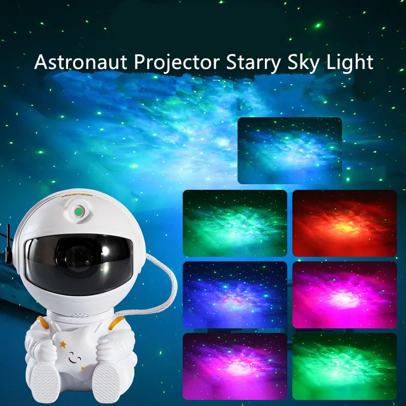 New Astronaut Projector Starry Sky Galaxy Stars Projector Night Light LED Lamp For Bedroom Room Decor Decorative Nightlights 2#1
